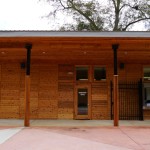 Front view Nature Center with Technomad