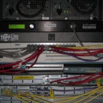 The Schedulon provides dual-functionality for Simi Valley Hospital: a sophisticated, networked, scheduled-audio player that plays sounds on a user-defined schedule; and a simple, on-demand audio file player Close-up of Schedulon rack installation