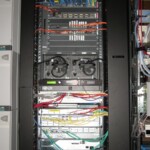 A wide view of the Technomad Schedulon rack installation at Simi Valley Hospital Wide view of Schedulon rack installation