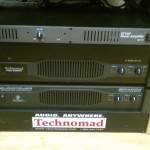 The Turnkey PA system rack supports audio for four Berlin loudspeakers and four Oslo subwoofers