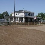 OLYMPUS DIGITAL CAMERA Coweta County horse arena uses the Noho to address the crowd and describe events at its horse arena