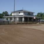 OLYMPUS DIGITAL CAMERA Coweta County horse arena uses the Noho to address the crowd and describe events at its horse arena