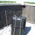 The Berlin 9040 was mounted to the Haskell County Courthouse for extra precautions