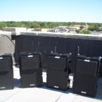 The Berlin 9040s were mounted on the roof facing east, west, north and south