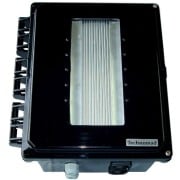 PowerChiton outdoor amplifier - weatherproof amplifiers install anywhere, totally sealed.  130 to 1500 watts.  Outdoor amps for boats, stadiums, residential, more.