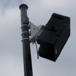 Four Noho loudspeakers were installed to cover the stadium with full-range audio, using Technomad's new stainless steel mount