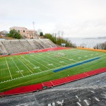 Technomad loudspeakers blanket the field with audio at Stadium High School