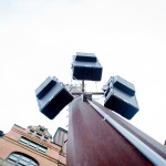 Electrocum used Allen Polemount systems to mount the Berlins