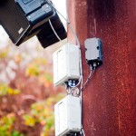 Powerchiton Audio System installed at stadium closeup