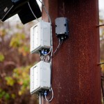 Powerchiton installed at stadium close up
