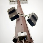 The PowerChiton weatherproof amplifier at stadium
