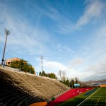 Technomad loudspeakers blanket the field with audio at Stadium High School