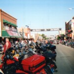 Bikers are entertained on the streets of Sturgis through Technomad loudspeakers sturgis-rally-knuckle-saloon010