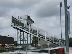 berlin stadium loudspeaker outdoor installation