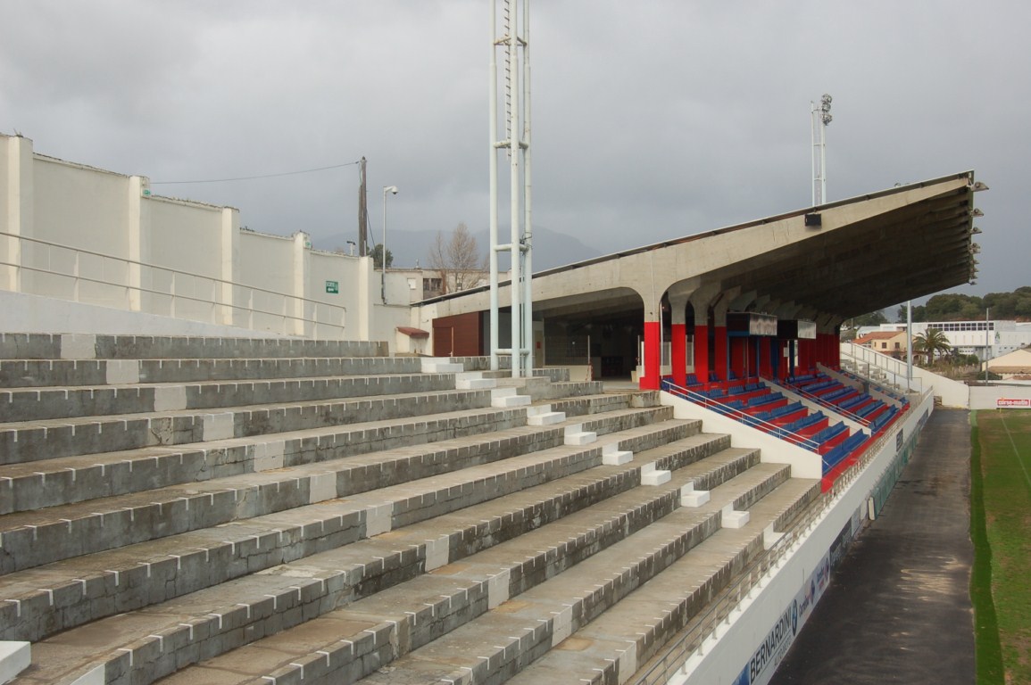 technomad at ajaccio stadium view